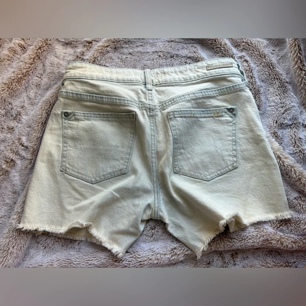 Anthropologie floral Print Denim Shorts - Picture 2 of 4